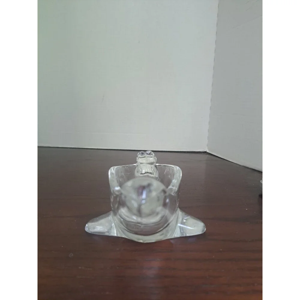 Clear Glass Seal Trinket Dish